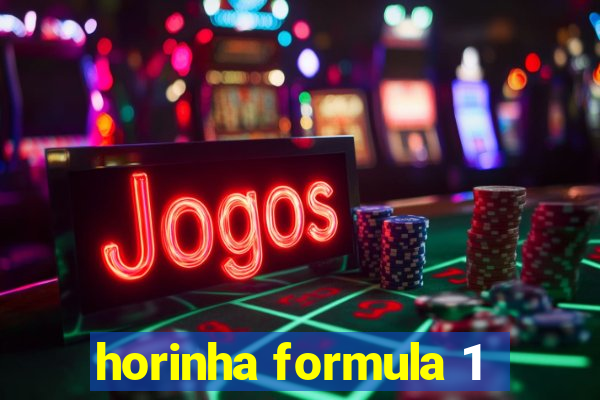 horinha formula 1